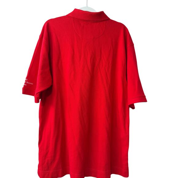 Dupont Sabine River Works Gift Uniform Red Polo Shirt Top Embroidered Size XL - Picture 7 of 7